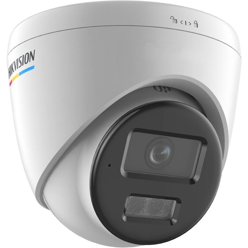 Cámara de vigilancia Hikvision ip, 4MP colorvu with smart hybrid light fixed, domo turret