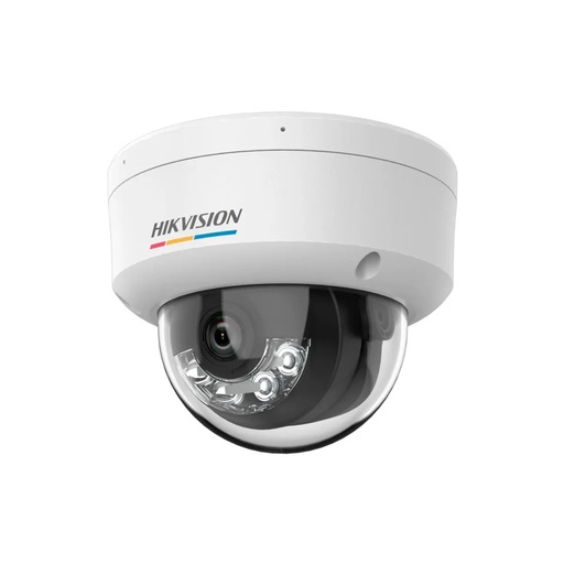 Cámara de vigilancia Hikvision colorvu, smart hybrid, ip, domo, 4MP , IP67, con microfono