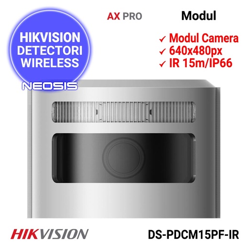 Módulo para detector pir Hikvision ax pro cámara exterior IP66 / ir 15MTS / exterior IP66 /