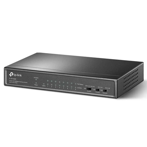 Switch 9 puertos TP-Link omada TL-SF1008D, no administrable/desktop, 9 puertos 10/100MBPS