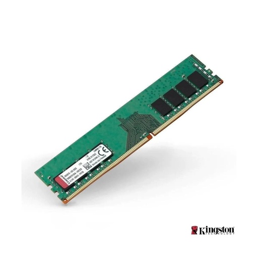 Memoria 8GB (1X8GB) Kingston, p/desktop, DDR4 3200MT/s non-ecc unbuffered dimm CL22 1RX8