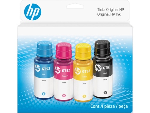 Botella de tinta HP combo GT53 + GT52 juego completo