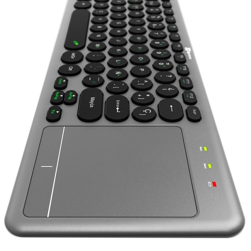 Teclado mouse Klip Xtreme keyglider, inalambrico, teclas bajo perfil, touchpad, soporta 2