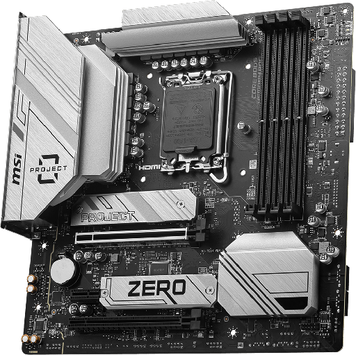 MB MSI B760M project zero lga, DDR5, Intel, SATA 6GBPS, B760M micro ATX