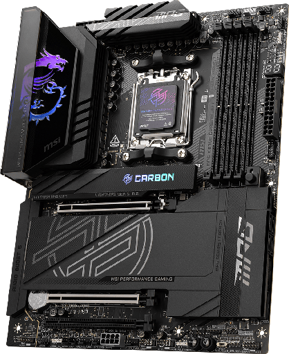 MB MSI MPG X870E carbon WIFI AM5, DDR5 AMD X870, 6GB/s DDR5 ryzen 7000, 8000, 9000, micro