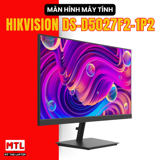 Monitor Hikvision sin bordes FHD ips de 27", 1 HDMI,1 vga, vesa stand bracket, trabajo 24/7