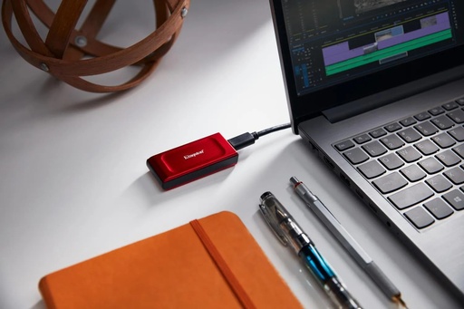 Disco externo solido Kingston 1TB (SSD) portátil, USB-C, tamaño de bolsillo, USB 3.2 gen 2