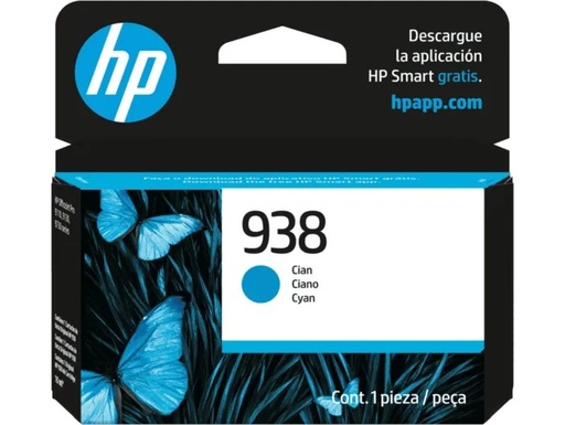 Cartucho HP 938 4S6X5PL cyan 800 páginas