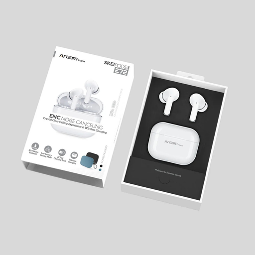 Audífono Argom skeipods E72, auriculares estéreo inalámbricos, BT versión: 5.0, resistente