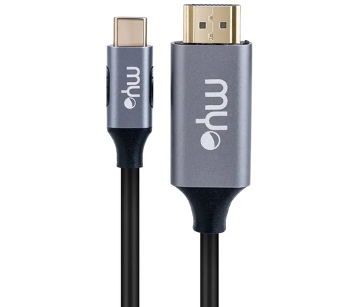 Cable Myo USB c macho, a hdmi, 6FT, 4K 60HZ (Myo-6FTCTOHDMI)