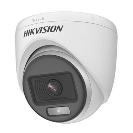 Cámara de vigilancia Hikvision, analoga, domo (turret), 2MP, colorvu, apertura F1, smart