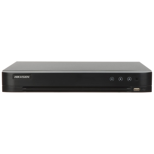 DVR Hikvision acusense 8 canales, H.265 pro+, 5MP, 1080P @ 15 FPS, 8 CH IP canales, 1 HDD