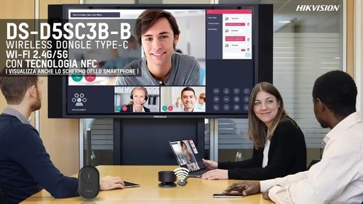 Dongle Hikvision (adaptador) de proyección inalámbrica para pantallas interactivas