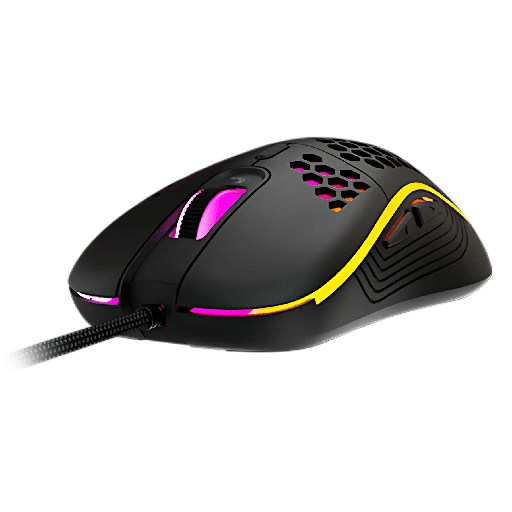 Mouse Xtech gaming XTM-620, usb, 6 botones, 7200PI, luces de LED black