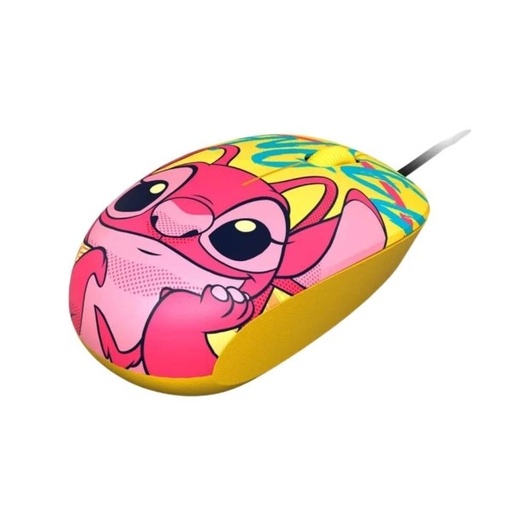 Mouse Xtech disney stich, usb, optical, scroll, 3 botones, 1200 dpi, yellow, (XTM-D406ST-YL)