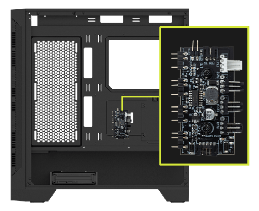 Case MSI mag forge 321R airflow mid-tower, vidrio templado 4MM, compatible con: ATX / m-ATX