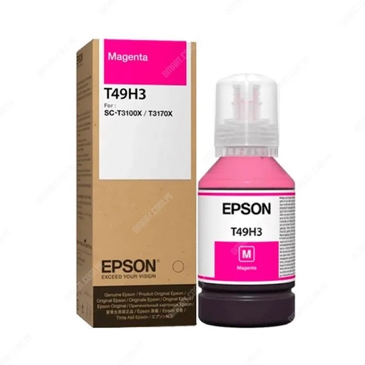 Botella de tinta Epson T49H magenta 140ML T49H300 para impresora SCT3170X