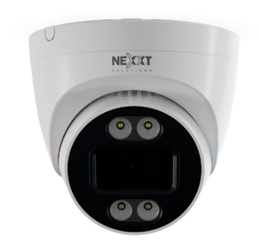 Cámara de vigilancia Nexxt turret WIFI (home automation), 2K, fija, color dia y noche