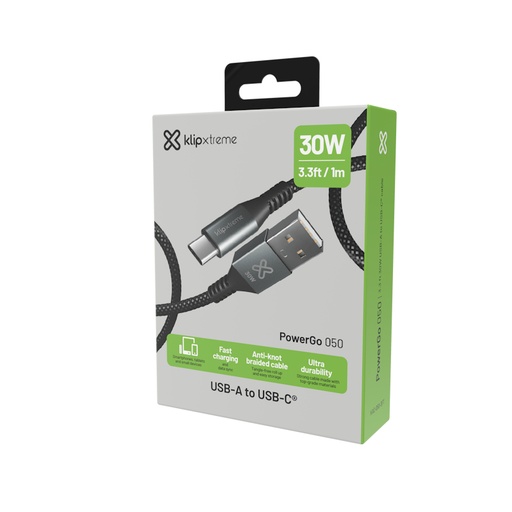 Cable USB Klip Xtreme kac-050-3FT