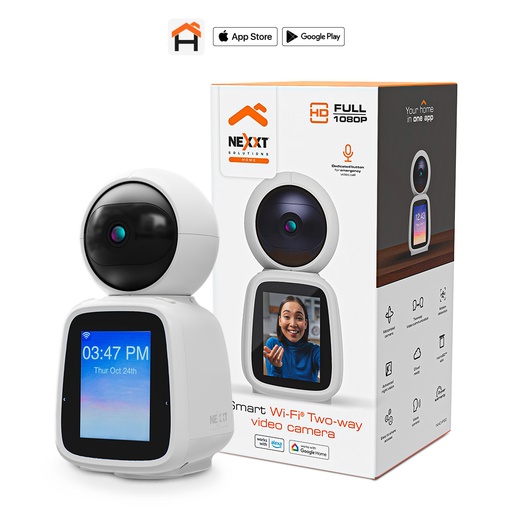 Cámara de vigilancia Nexxt comunicacion de 2 vias smart, 1080P, PTZ, pantalla y bocina