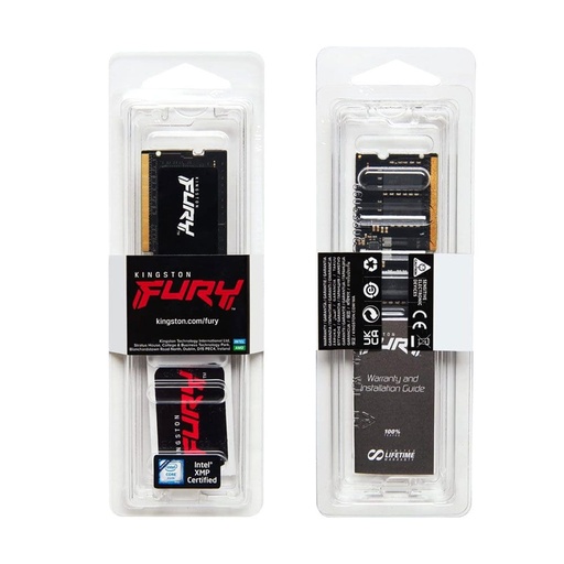 Memoria 32GB (1X32GB) Kingston, p/laptops, DDR5, 5600MT/S, CL40 2RX8 1.1V 262-pin 16GBIT