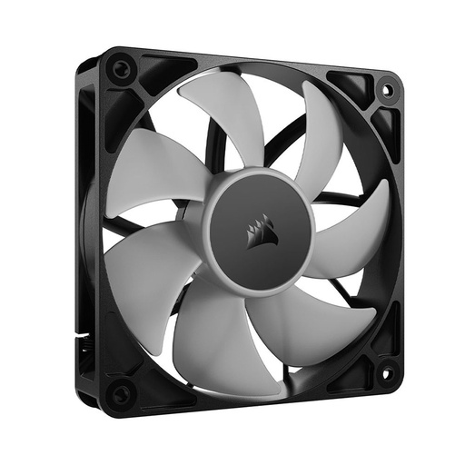 Abanico corsair RS120 ARGB para case 120MM negro, paquete 3 unidades, rodamiento magnético