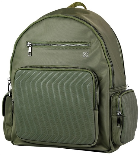 Bulto para laptop Klip Xtreme tipo mochila 13", resistente al agua, verde (KNB-755)