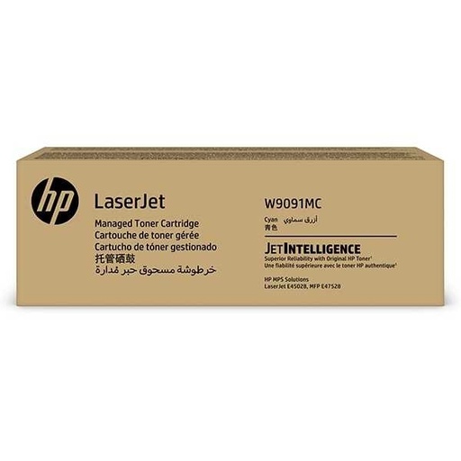Tóner HP managed W9093MC- magenta alto rendimiento