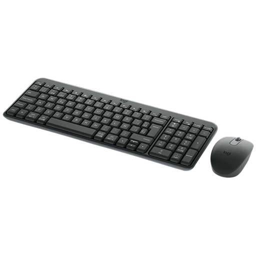 Teclado mouse Logitech MK250 compact wiriless bluetooth combo español color graphite