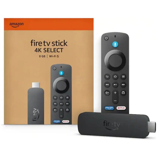 Amazon fire TV stick 4K select, streaming/alexa lite, para convertir TV normal en smart TV