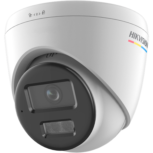 Cámara de vigilancia Hikvision ip, 4MP colorvu con smart hybrid light fixed, domo turret