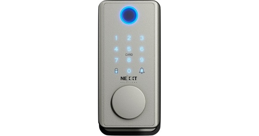 Cerradura para puerta smart wifi, Nexxt, teclado digital, funciona con applicacion, llave