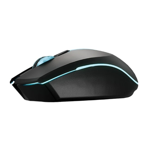 Mouse Xtech wireless optical, 4 botones, luces led, 3200 dpi, adaptador usb, negro (XTM-318)