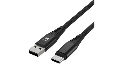 Cable USB-c a USB-a 2.0 Xtech, 6 pies, negro (XTC-512)