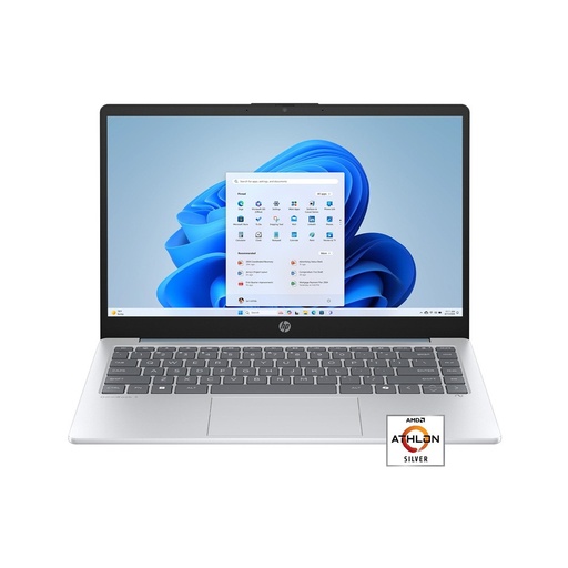 Laptop HP 14-EM0002 14" HD, AMD athlon silver 7120U, 4GB DDR4, 128GB SSD, WIFI 6, BT 5.0