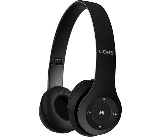 Audífono con microfono inalámbrico coby, sonido inmersivo, negro/verde