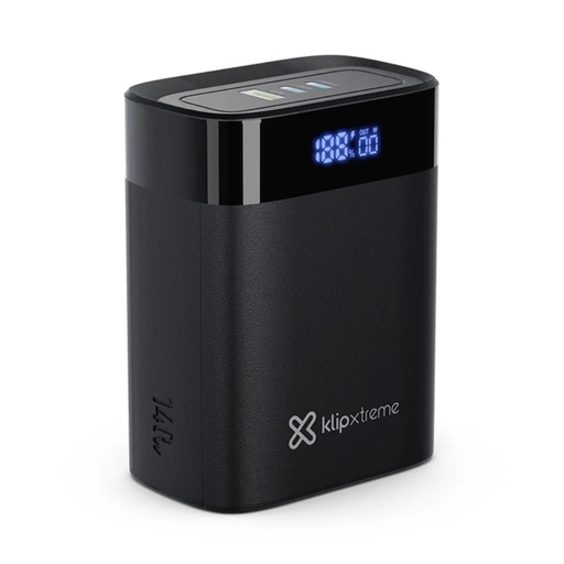 Cargador móvil power cell (power bank) Klip Xtreme 30000MAH, 1X USB-a + 2X USB-c (KPB-850)