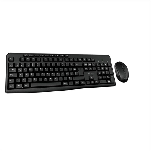Teclado mouse combo Xtech wireless, multimedia, optical mouse, español