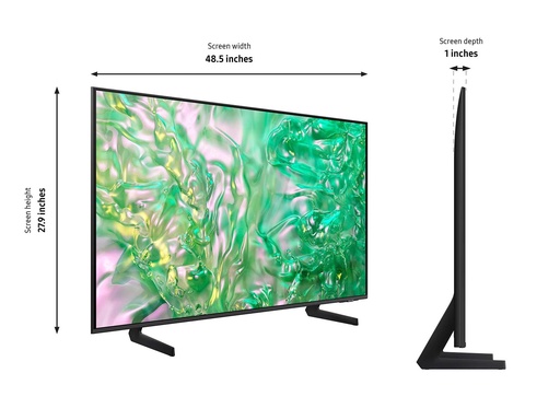 Televisor Samsung 55" crystal UHD 4K, hospitality, (3,840 x 2,160), 1 x RF antenna & 3 x