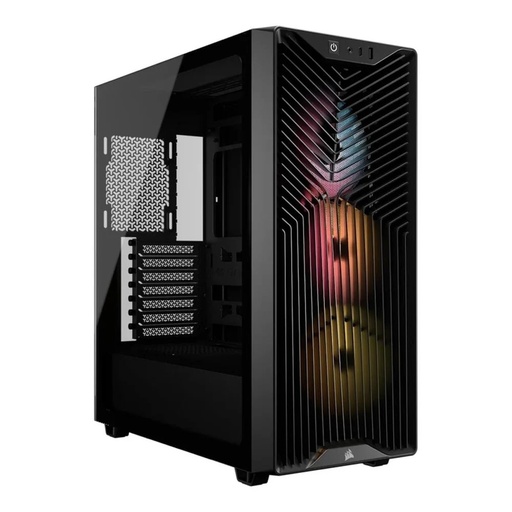 Case corsair 3200D argb, mid tower, black, 7 expansion slot, 2X 2.5", 2X 3.5", tapa de