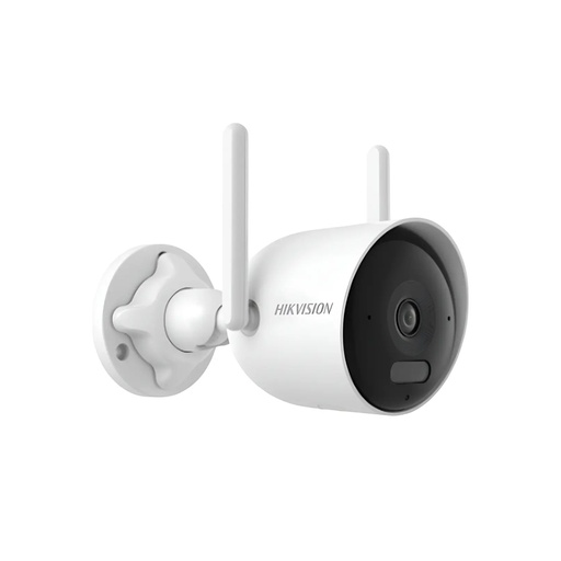 Cámara de vigilancia Hikvision bullet IP 4MP, dual light (30 MTS ir + 30 MTS luz blanca)