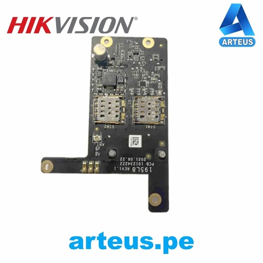 Tarjeta de comunicador 3G/4G Hikvision permite comunicacion del panel a hik-connect o