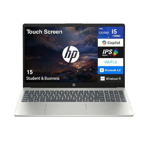 Laptop HP 15-FD0215 15.6" FHD touch, Intel core I5-1334U, 16GB, 512GB SSD, windows 11 home